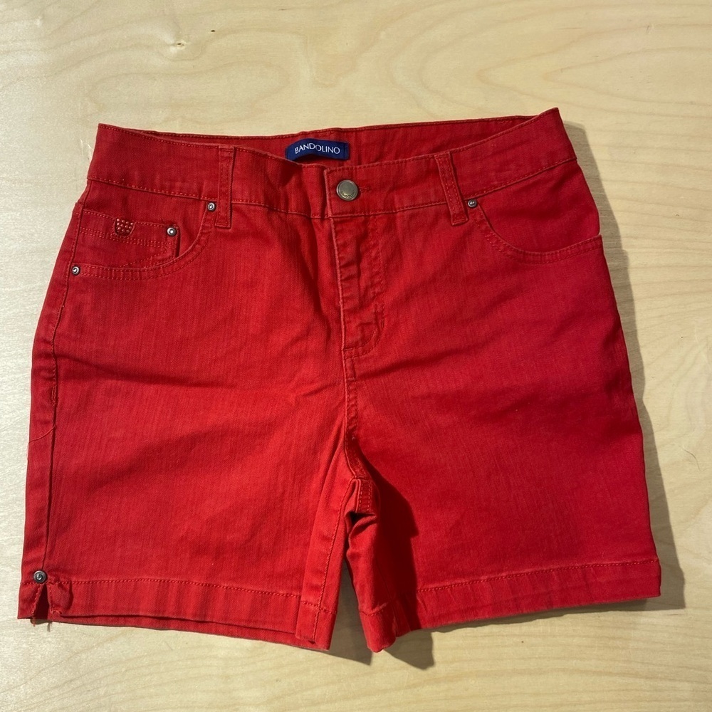 Bandolino Scarlet Denim Shorts Maddie size 8P (MR)
